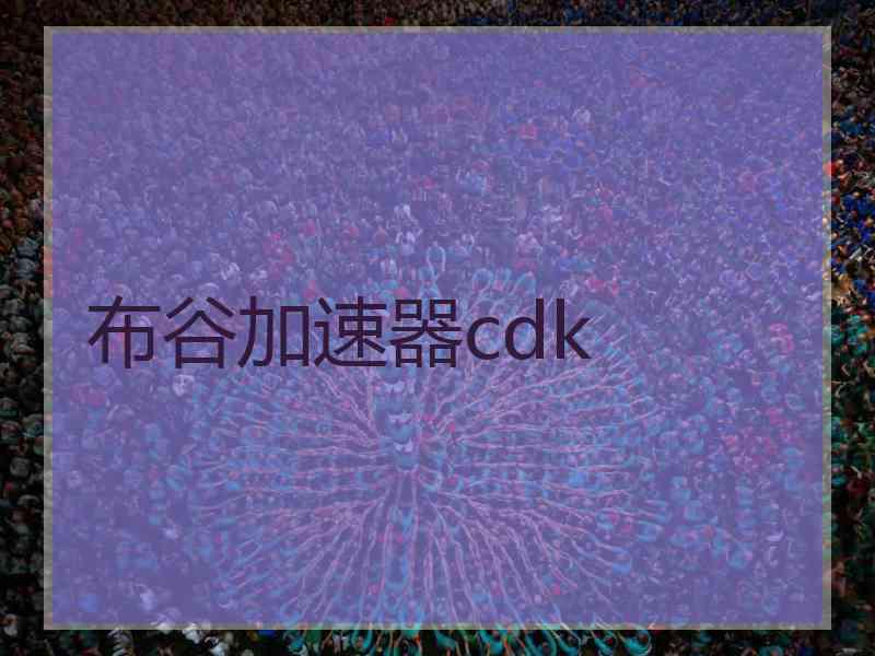 布谷加速器cdk