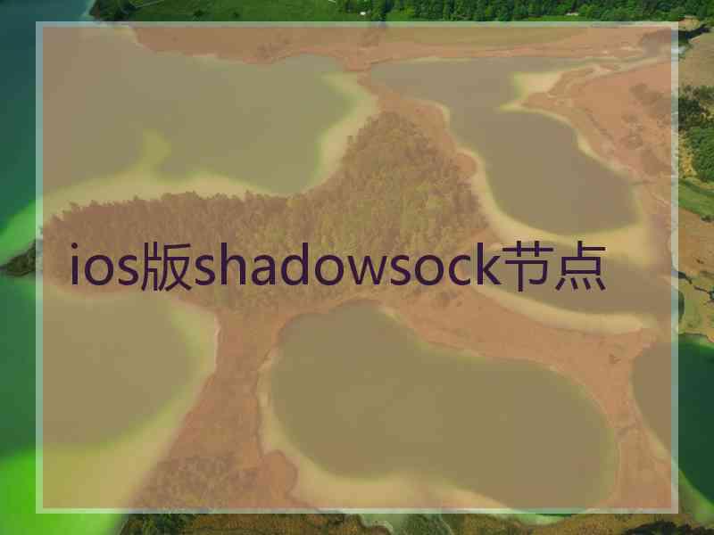 ios版shadowsock节点