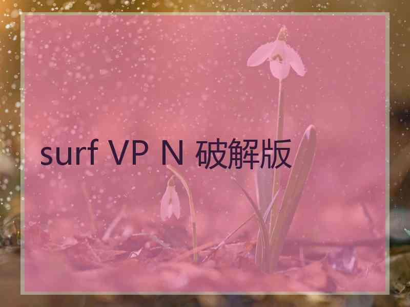 surf VP N 破解版