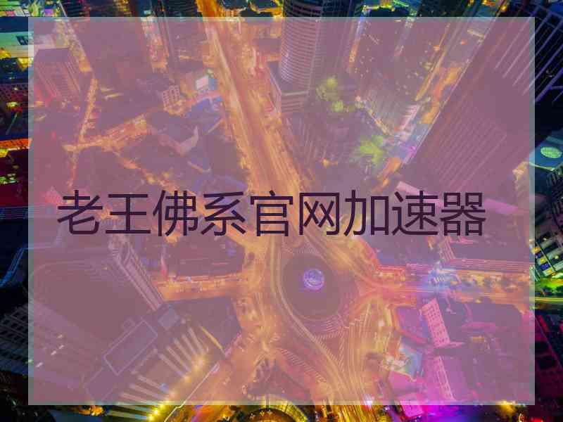 老王佛系官网加速器