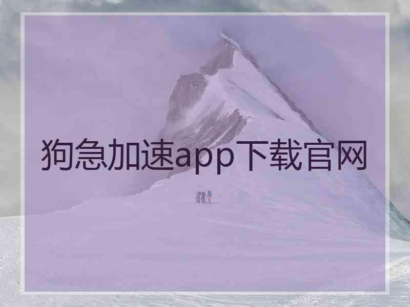 狗急加速app下载官网