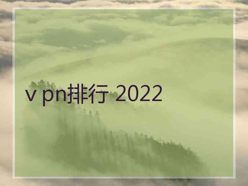 ⅴpn排行 2022