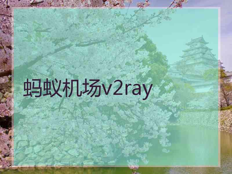 蚂蚁机场v2ray