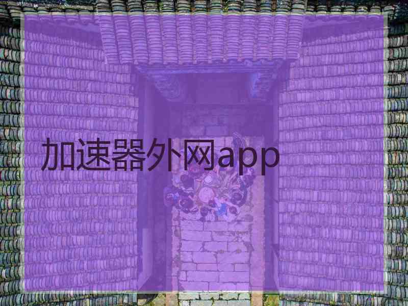 加速器外网app