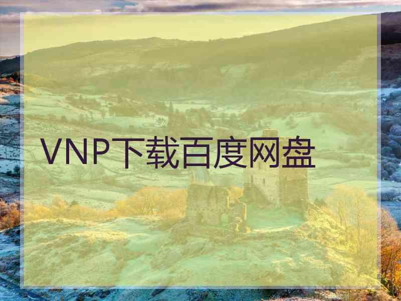 VNP下载百度网盘