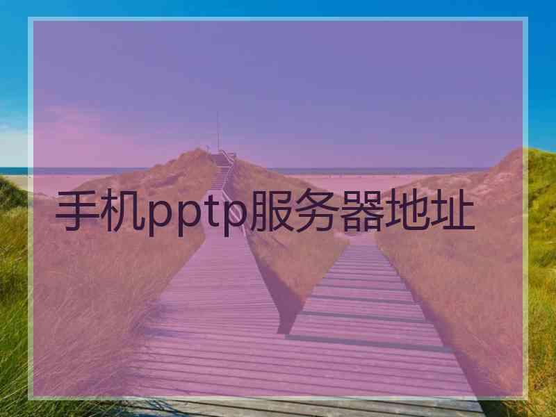 手机pptp服务器地址