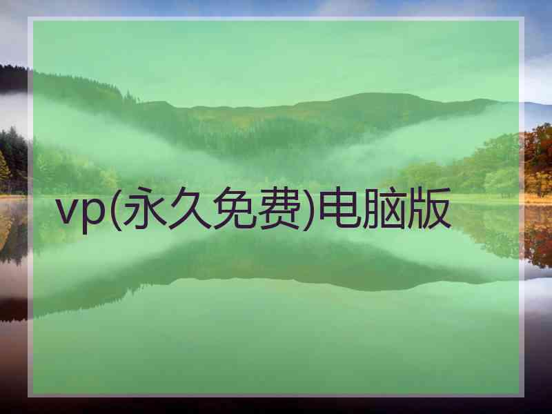 vp(永久免费)电脑版