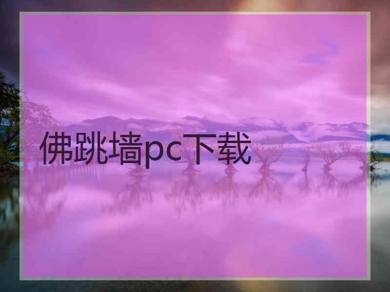 佛跳墙pc下载