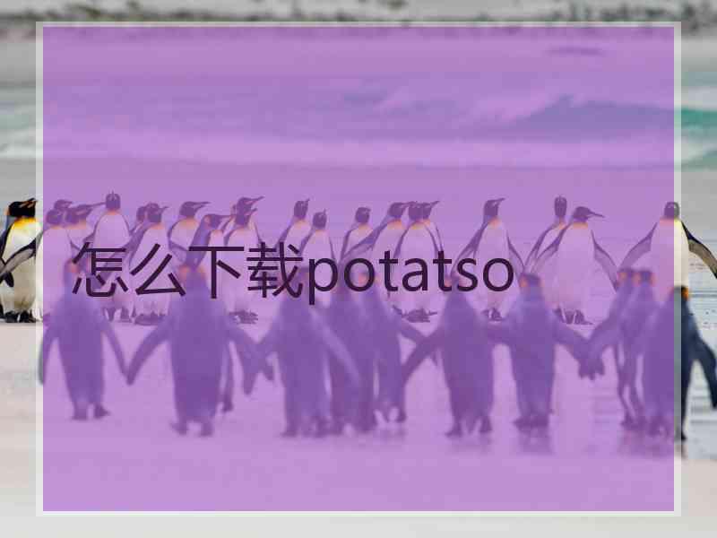 怎么下载potatso