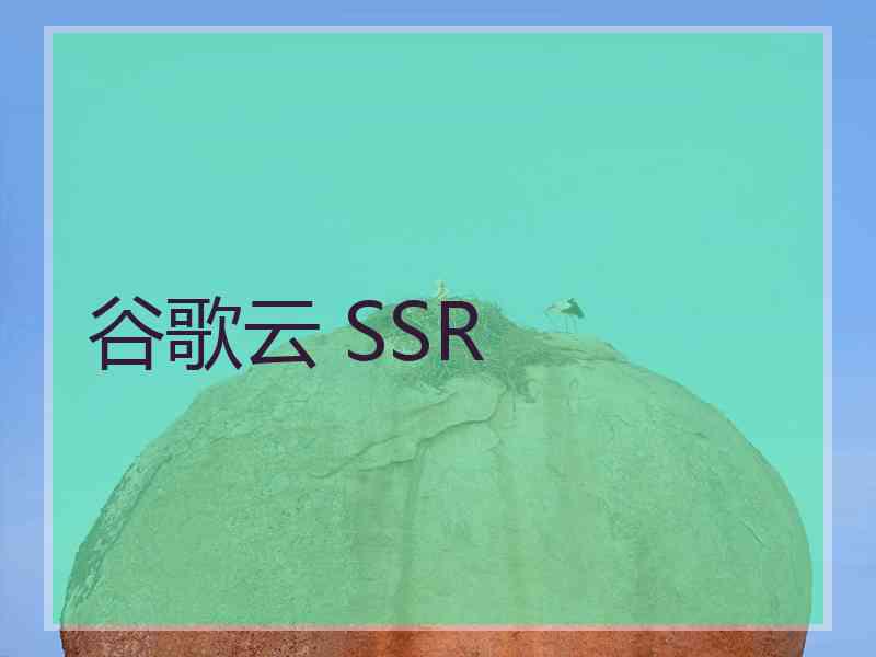 谷歌云 SSR