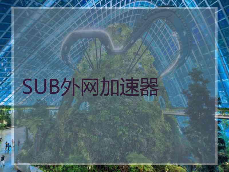 SUB外网加速器