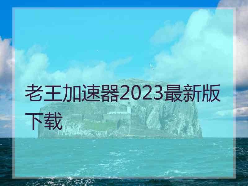 老王加速器2023最新版下载