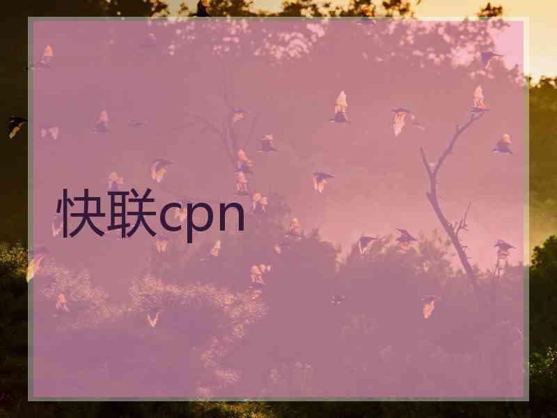 快联cpn