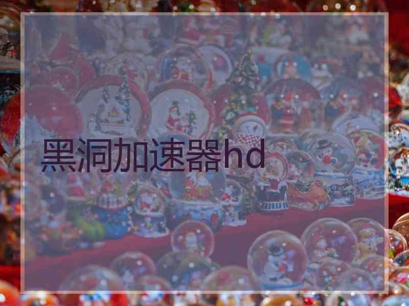 黑洞加速器hd