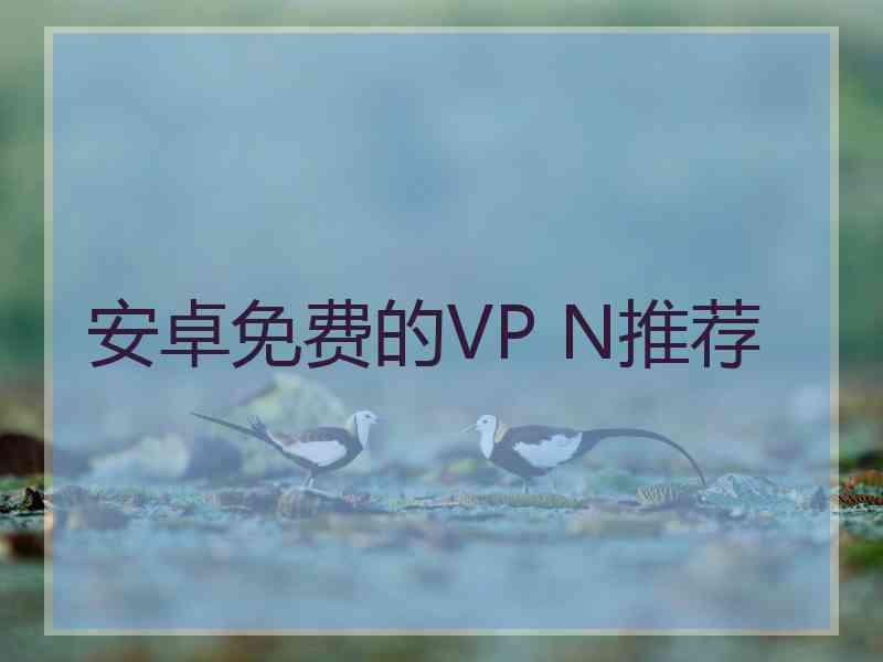 安卓免费的VP N推荐