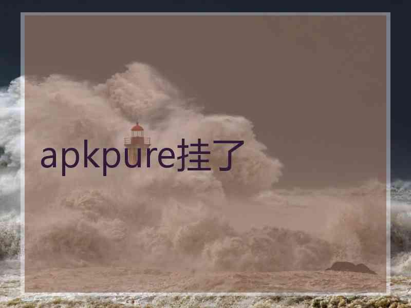 apkpure挂了