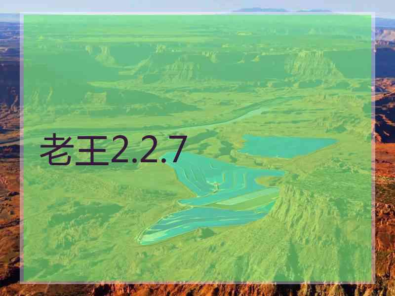 老王2.2.7