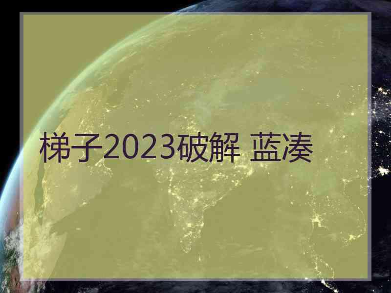 梯子2023破解 蓝凑