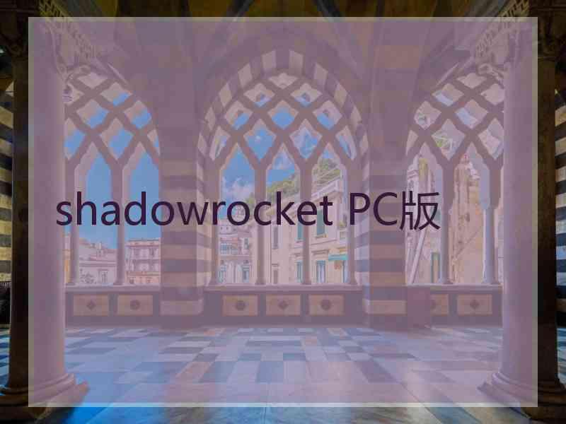 shadowrocket PC版