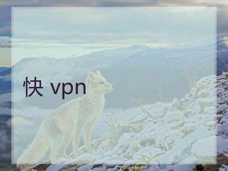 快 vpn