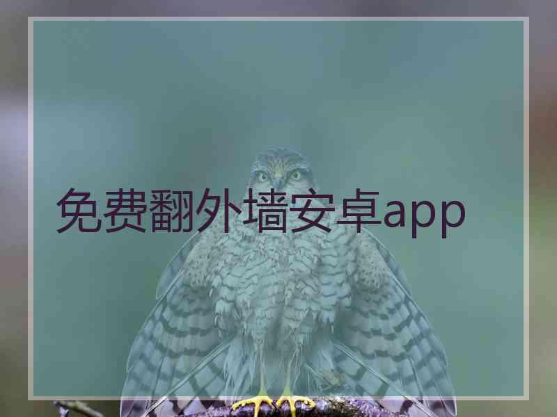 免费翻外墙安卓app