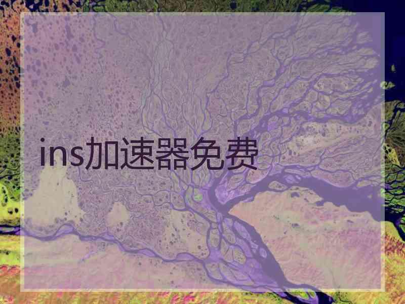 ins加速器免费