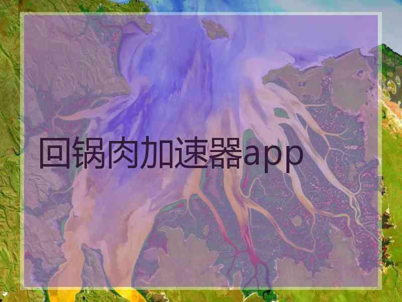 回锅肉加速器app