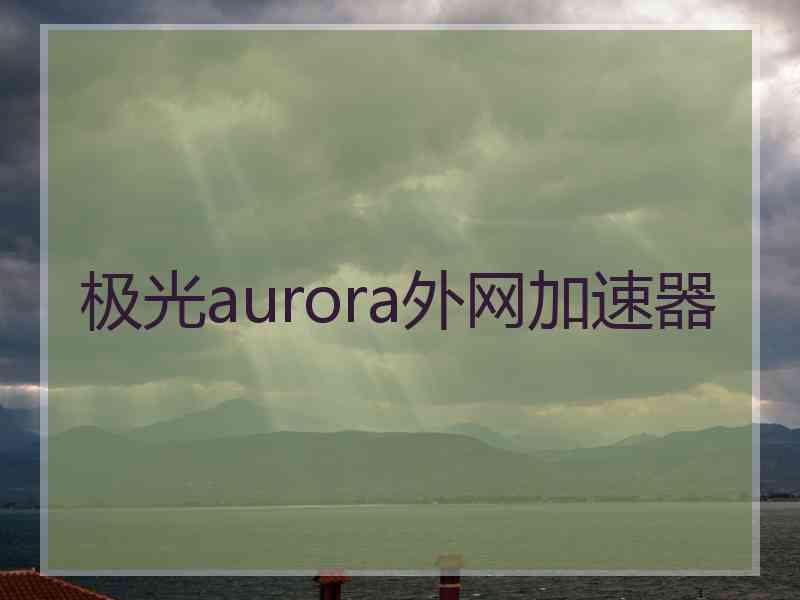 极光aurora外网加速器