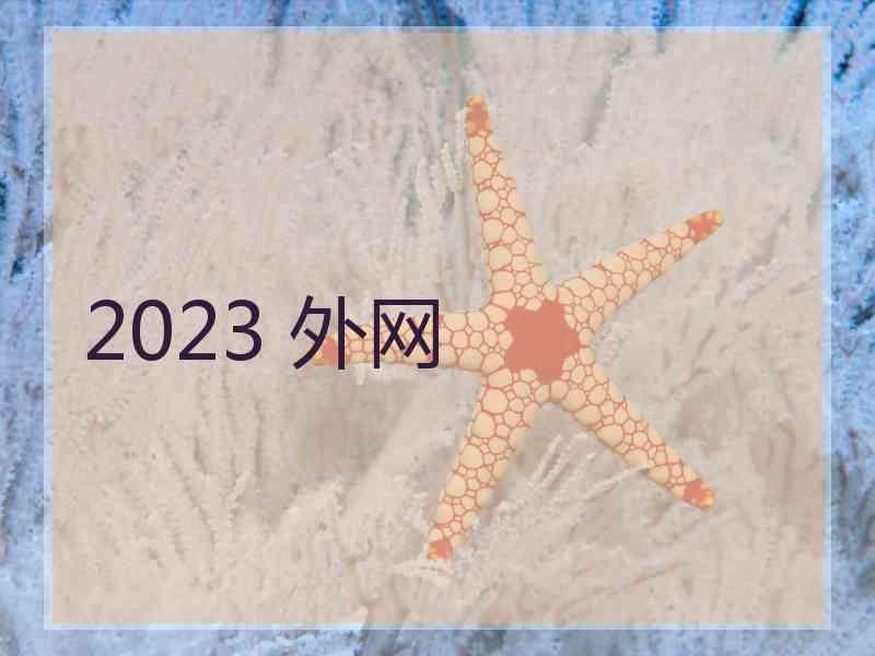 2023 外网