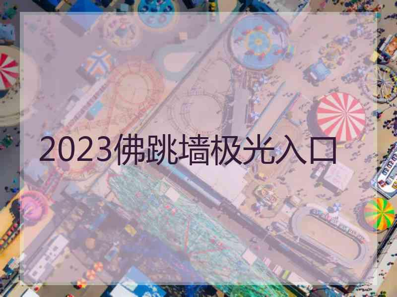 2023佛跳墙极光入口