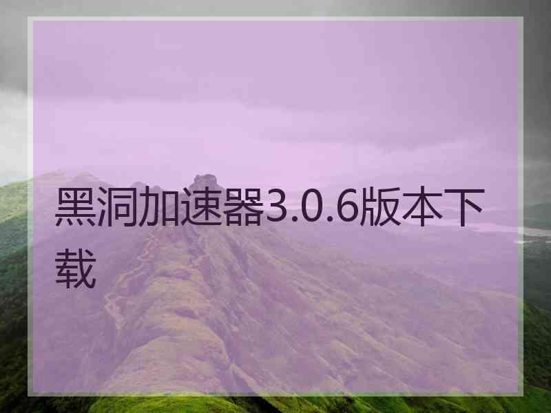 黑洞加速器3.0.6版本下载