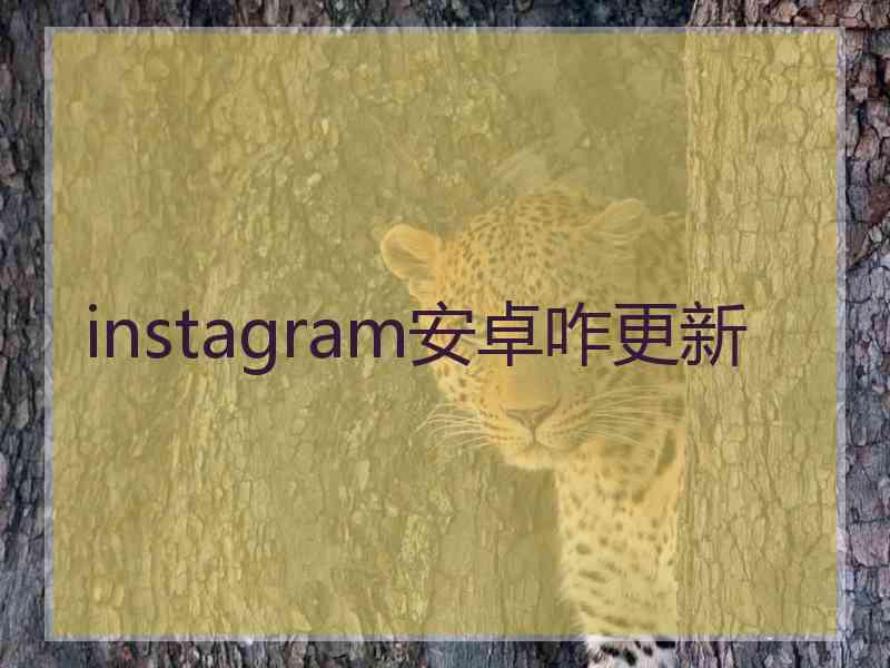 instagram安卓咋更新