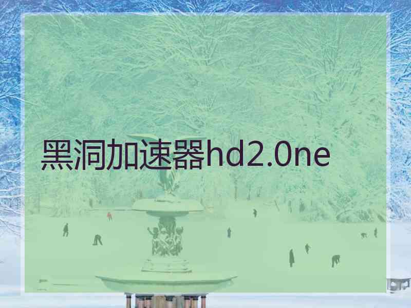 黑洞加速器hd2.0ne