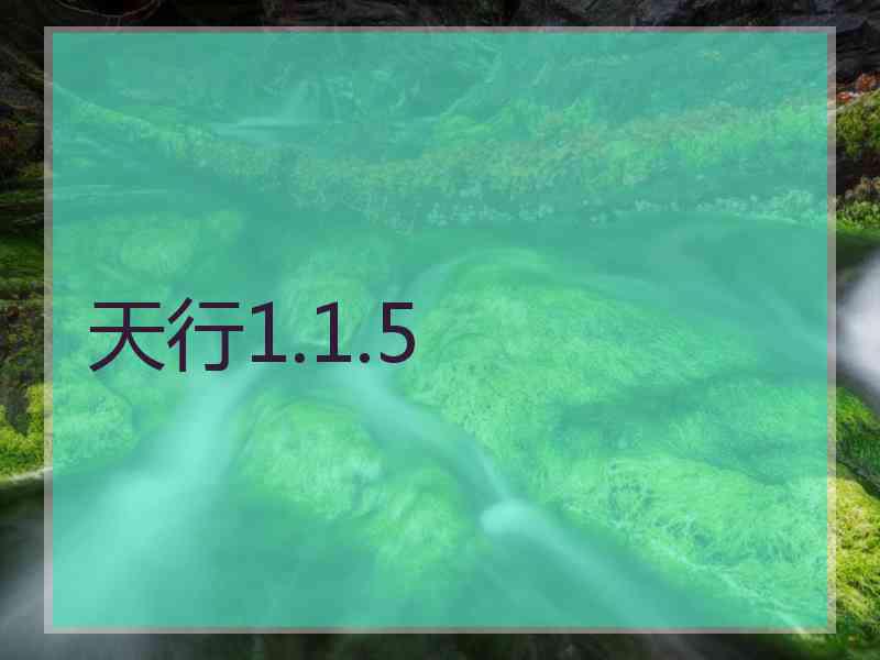 天行1.1.5