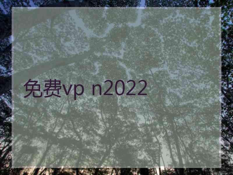 免费vp n2022