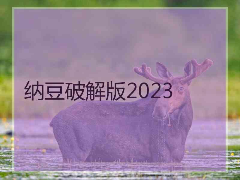 纳豆破解版2023