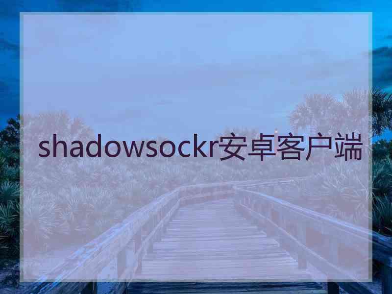 shadowsockr安卓客户端