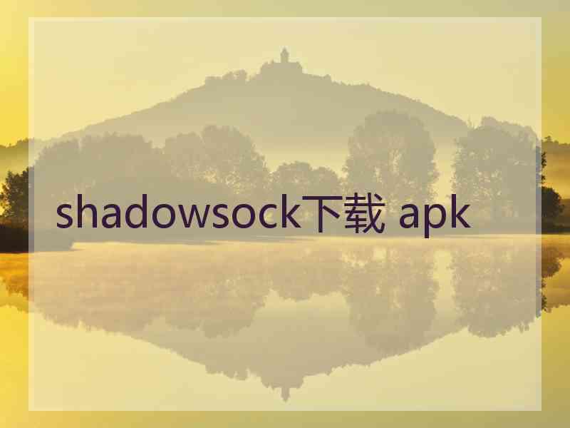 shadowsock下载 apk