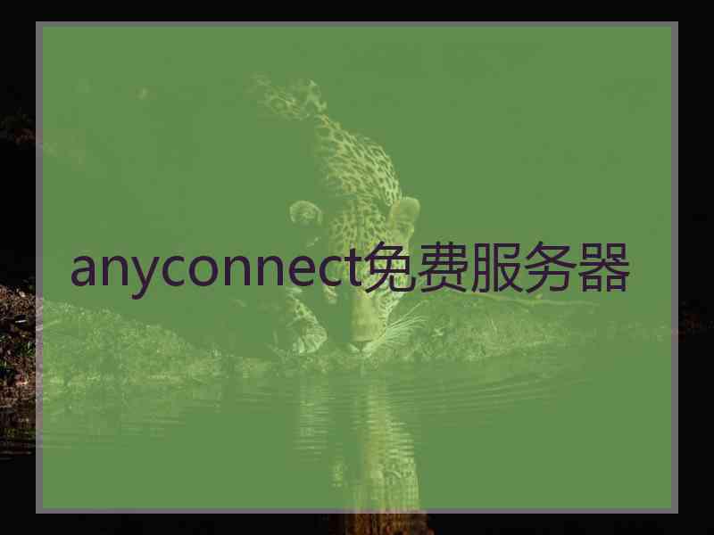 anyconnect免费服务器