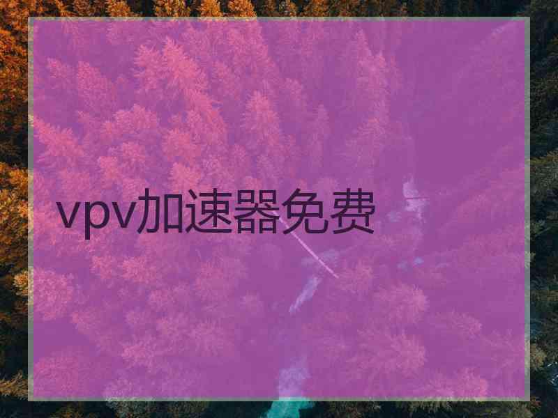 vpv加速器免费