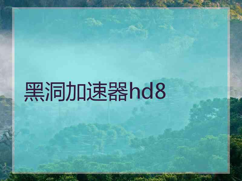 黑洞加速器hd8