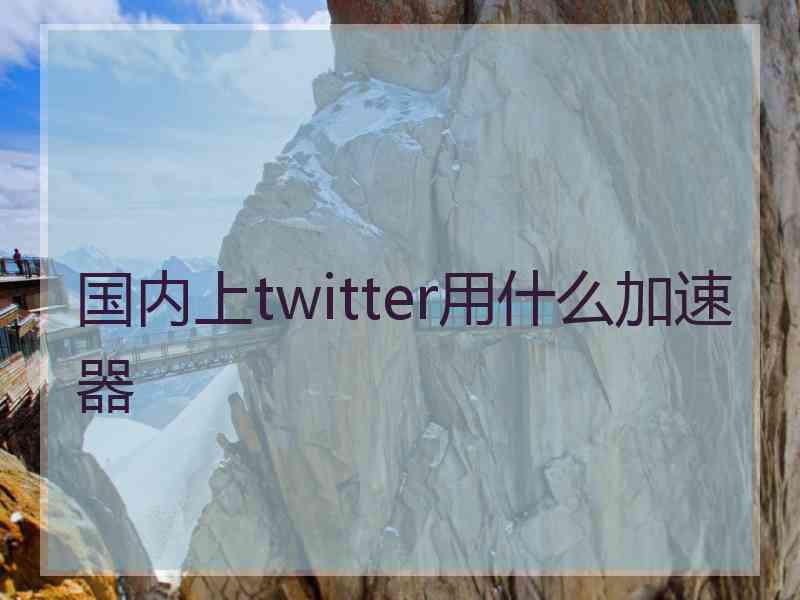 国内上twitter用什么加速器