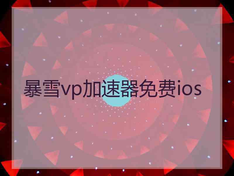 暴雪vp加速器免费ios