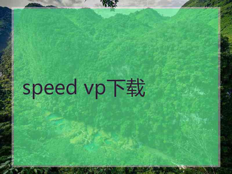 speed vp下载